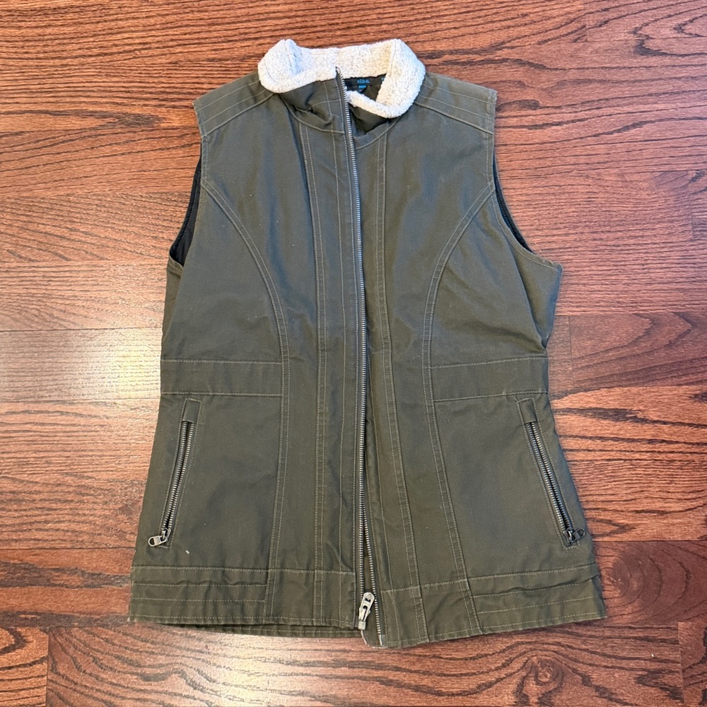Womens Kuhl Burr Vest lined size small